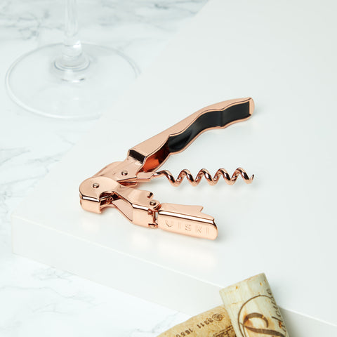 Copper Signature Double Hinged Corkscrew by Viski®