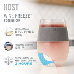 Wine FREEZE™ in Gray (set of 2) by HOST®