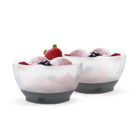 Ice Cream FREEZE™ Cooling Bowl Set of 2 in Gray by HOST®