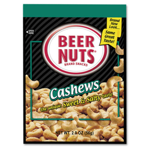 2oz. Beer Nuts Cashews Counter Display