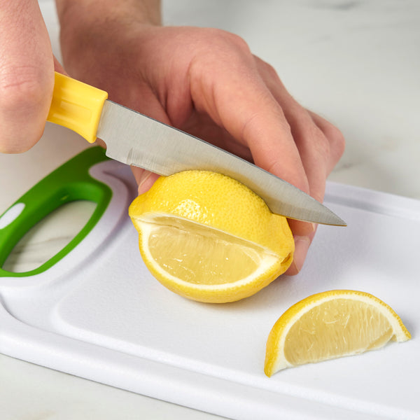 Small Cutting Board with Paring Tool Set by True