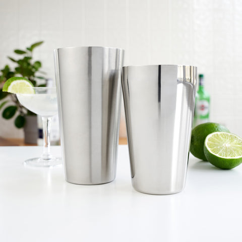Advance: Stainless Steel Boston Shaker Tins by True