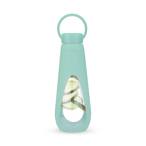 REVIVE Green Glass Water Bottle by HOST