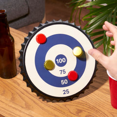 Bullseye Magnetic Bottle Cap Target Game by Foster & Rye