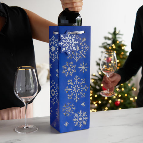 Diecut Snowflake Single-bottle Wine Bag by Cakewalk