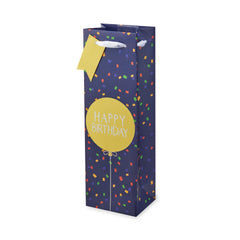 Birthday Confetti Single Bottle Wine Bag by Cakewalk™