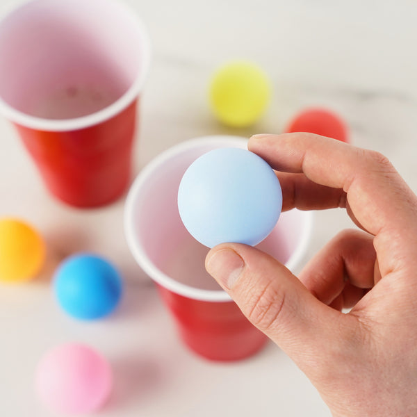 Colorful Beer Pong Balls, Set of 6 by True