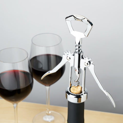 Glider Winged Corkscrew with Foil Cutter by True