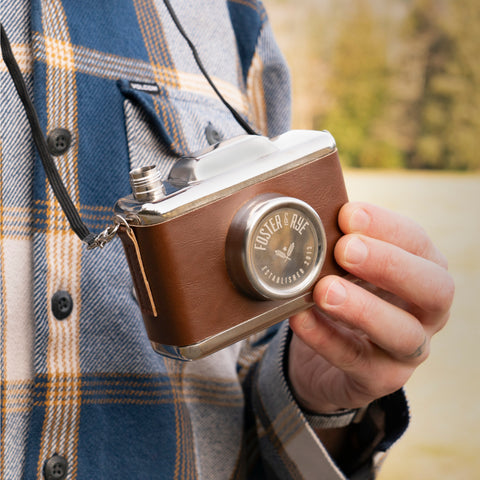 Stainless Steel Snapshot Flask by Foster & Rye™