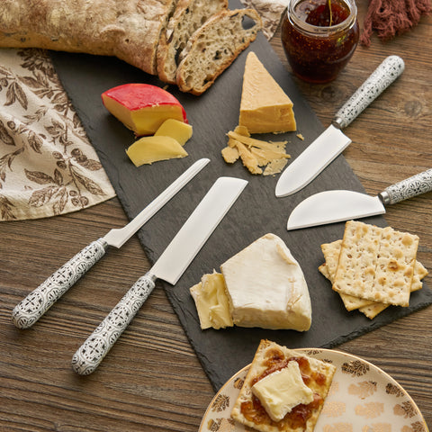 Tiles Cheese Tool by Twine Living® (Set of 4)