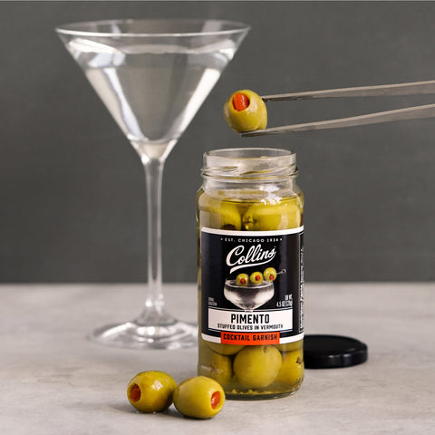 5 oz. Vermouth Martini Pimento Olives by Collins