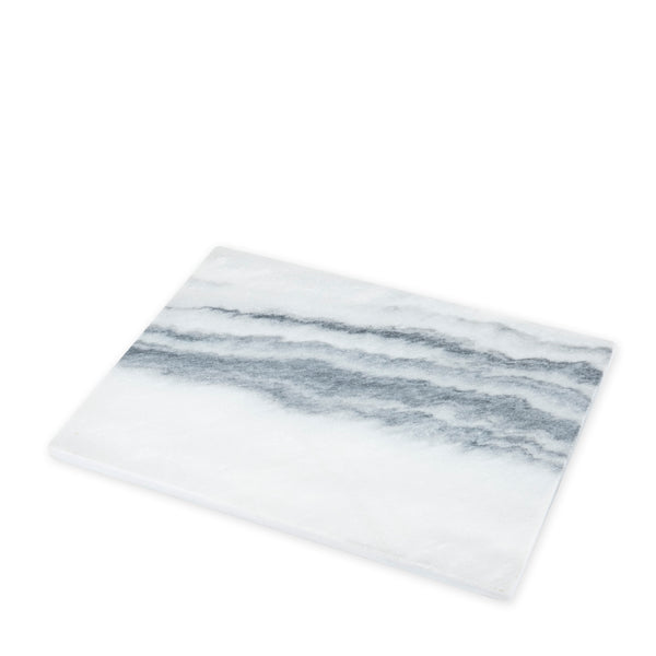 Elegance: Rectangular Marble Cheeseboard in Gray by True