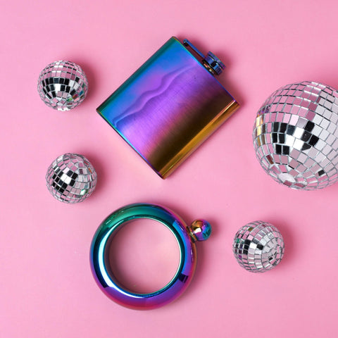 Mirage Iridescent Stainless Steel Flask by Blush®