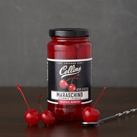 10 oz. Stemmed Cocktail Cherries by Collins