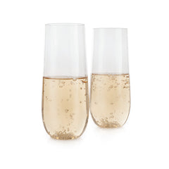 Flexi™: Stemless Champagne Flute Set